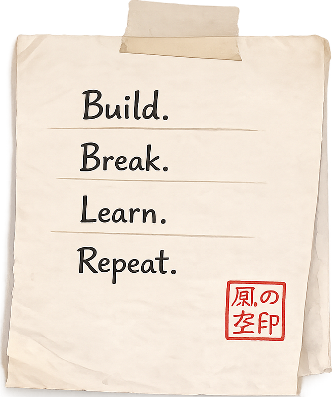 Build. Break. Learn. Repeat.